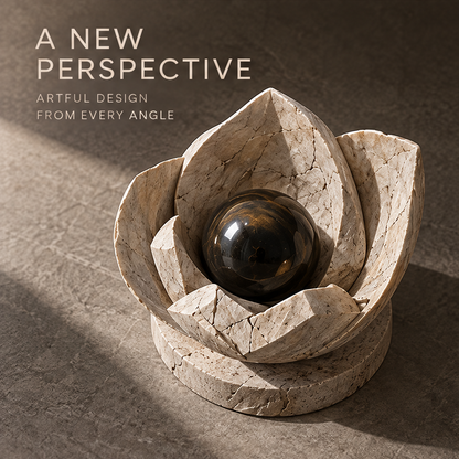 Detailed front angle of textured petals and glossy brown-black centerpiece